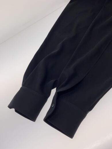 画像：CULLNIDouble Satin Chin Tab Shirt/長袖シャツ/2/ポリエステル/BLK/23-AW-001//5