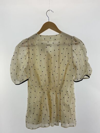 画像：JUSGLITTY半袖ブラウス/1/レーヨン/BEG/443186902