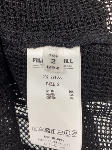 商品画像：半袖シャツ/2/ナイロン/BLK/207-221006// 4