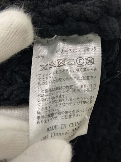 商品画像：Donnah Mabel/ニット・セーター(厚手)/FREE/ポリエステル/BLK/ホツレ有 4