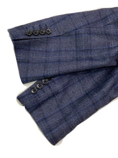 商品画像：MARZOTTO/テーラードジャケット/AB5/ウール/GRY/チェック 6