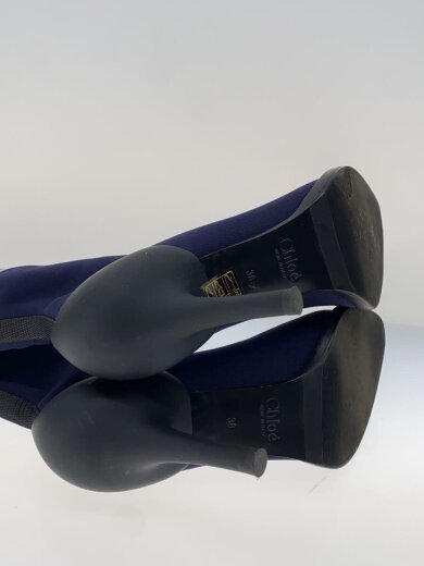 商品画像：ロングブーツ/38/NVY/ポリエステル 4