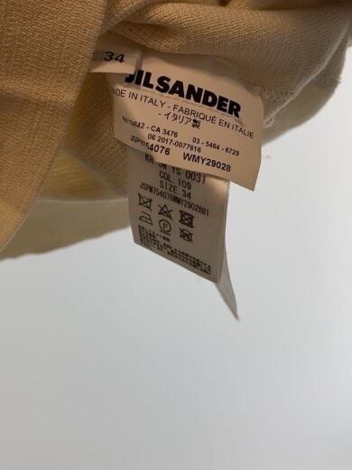 商品画像：フロント解れ・シミ有/ニット・セーター(薄手)/34/コットン/アイボリー/JSPM754076 4