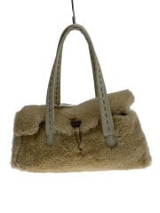 ショルダーバッグ/ファー/IVO