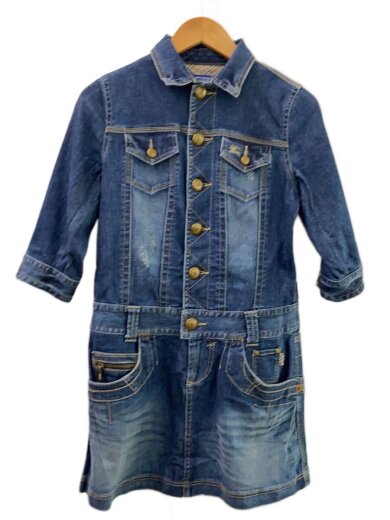 商品画像：シャツワンピース/38/デニム/BLU 1