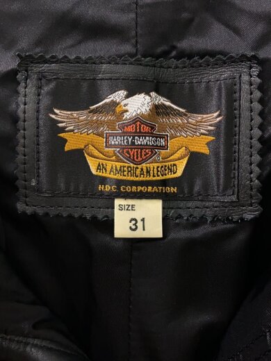 商品画像：ストレートパンツ/31/牛革/BLK/無地/98146 4