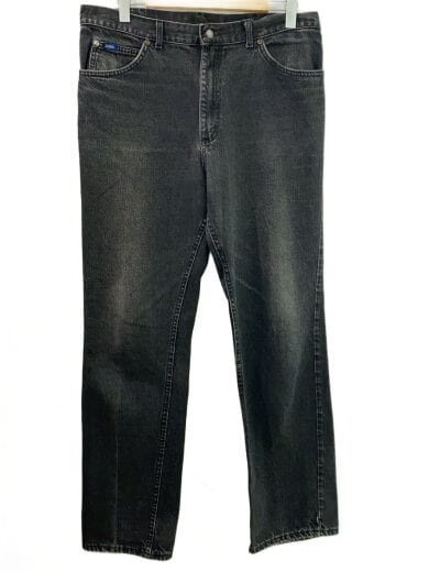 商品画像：ストレートパンツ/38/ブラックデニム/GRY/USA製 1