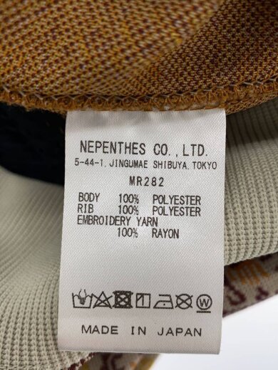 商品画像：Track Jacket /XL/ポリエステル/BEG/MR282/Poly Jq. Arabesque/総柄 4