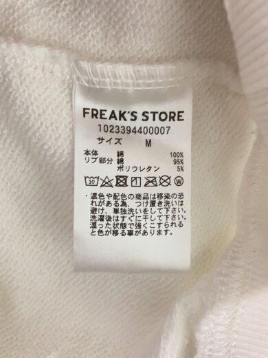 商品画像：スウェット/M/コットン/WHT/1023394400007 4