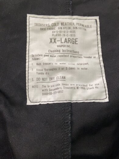 商品画像：ボトム/XXL/コットン/BLK/24WP126 4