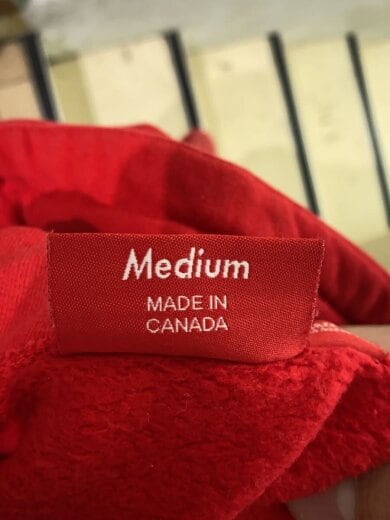 商品画像：パーカー/M/コットン/RED 4