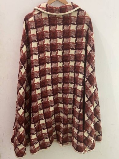 商品画像：ポンチョ/--/ウール/RED 2