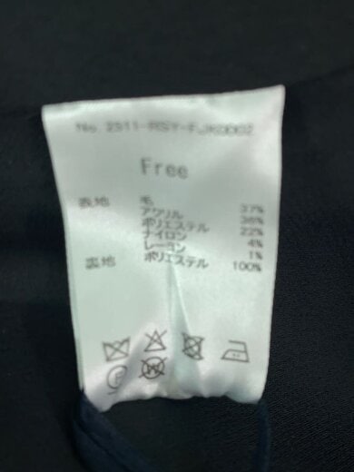 商品画像：rosy luce/ジャケット/FREE/ウール/BLK/チェック/2511-RSY-FJK0002 4