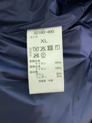 商品画像：ダウンジャケット/XL/ナイロン/NVY 4