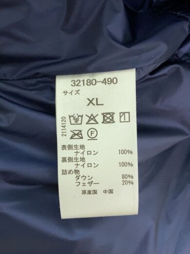 商品画像：ダウンジャケット/XL/ナイロン/NVY 5