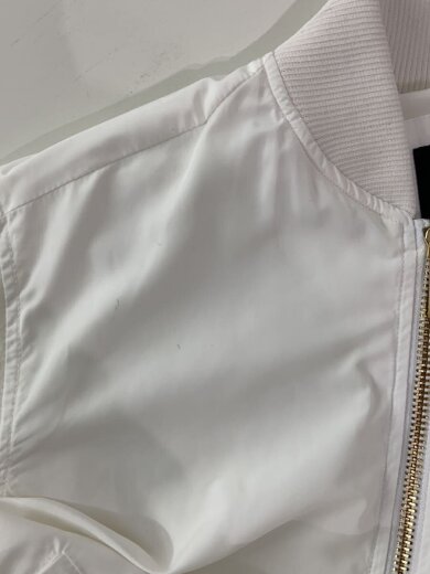 商品画像：ナイロンジャケット/M/ナイロン/WHT/汚れ 6