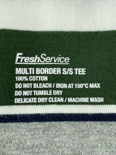 商品画像：Tシャツ/FREE/コットン/GRN/ボーダー/fsw-23-te-072 6