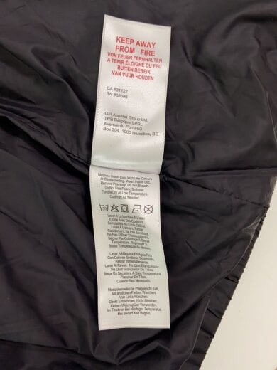 商品画像：中綿ジャケット/M/ナイロン/BLK/無地 5