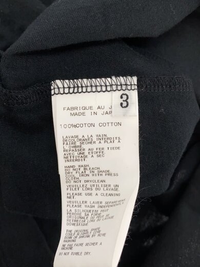 商品画像：長袖Tシャツ/3/コットン/BLK/HW-T06-080 4