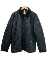 LIDDESDALE TRACK QUILT JACKET/キルティングジャケット/L/ナイロン/BLK