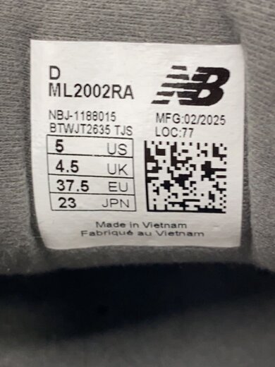 商品画像：ローカットスニーカー/23cm/GRY/ML2002RA 5