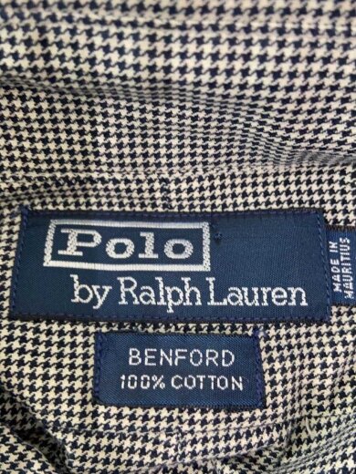 商品画像：長袖シャツ/XL/コットン/BLK/千鳥格子 3