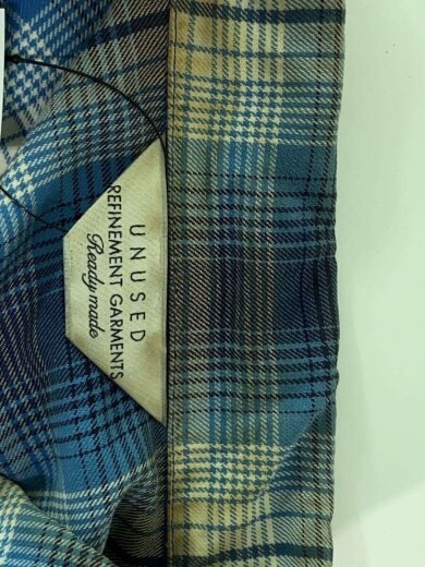 商品画像：長袖シャツ/3/コットン/BLU/チェック/usc0968 7