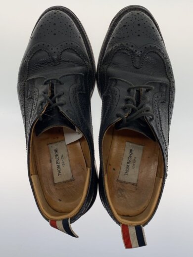 商品画像：ドレスシューズ/US9/BLK/ウィングチップ/使用感 3