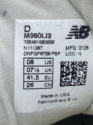 商品画像：M990/ブルー/26cm/BLU 5