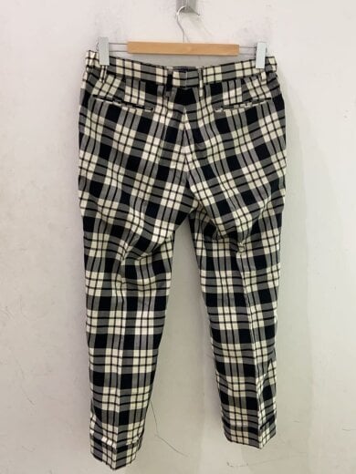 商品画像：スラックスパンツ/48/レーヨン/BLK/チェック/63-04-44-04112 2