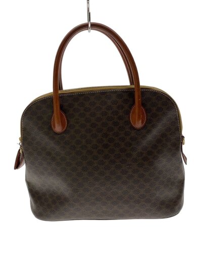 画像：CELINEハンドバッグ/レザー/BRW/総柄1