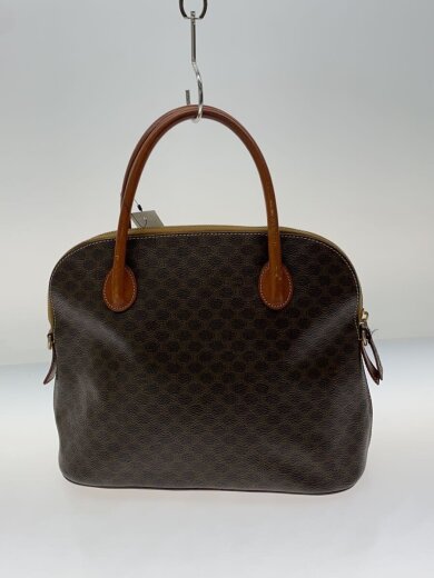 画像：CELINEハンドバッグ/レザー/BRW/総柄3