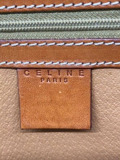 画像：CELINEハンドバッグ/レザー/BRW/総柄5