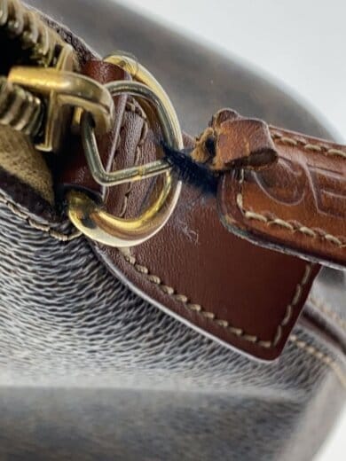 画像：CELINEハンドバッグ/レザー/BRW/総柄7