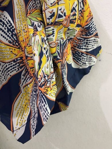 商品画像：半袖シャツ/S/レーヨン/NVY/総柄/SS37774 5