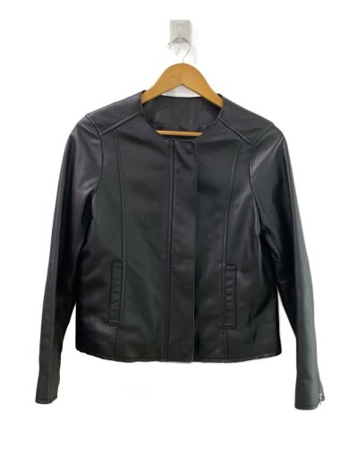 商品画像：モリノガッコウ/レザージャケット・ブルゾン/L/羊革/BLK 1