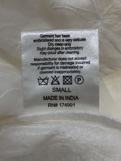 商品画像：ノースリーブワンピース/--/コットン/WHT/総柄 4