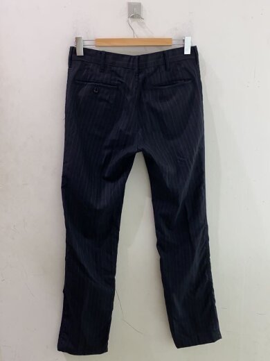 商品画像：ストレートパンツ/S/ウール/NVY/ストライプ/hd-p109 2