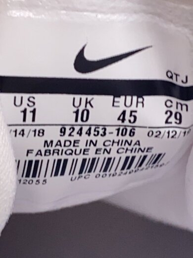 商品画像：AIR VAPORMAX PLUS/エアベイパーマックスプラス/ホワイト/924453-106/29cm/WHT 5