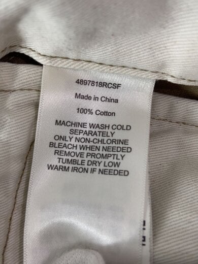 商品画像：ボトム/34/コットン/BEG/4897818RCSF 7