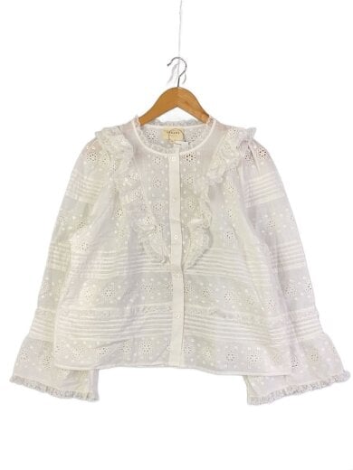 商品画像：長袖ブラウス/42/コットン/WHT/S231SHI111E// 1