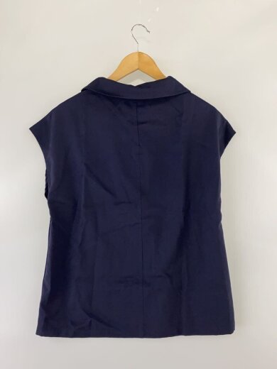 商品画像：半袖ブラウス/S/ウール/ネイビー/ls-b32-105// 2