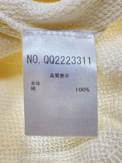 商品画像：カーディガン(薄手)/XS/コットン/WHT/シミあり// 4