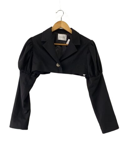 商品画像：kersey puff sleeve boler jacket/--/ポリエステル/BLK/22SETA01// 1