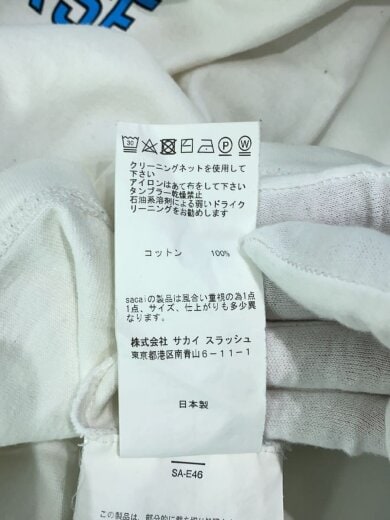 商品画像：Lawrence Weiner Tee/Tシャツ/3/コットン/WHT/プリント/18-01592M// 5