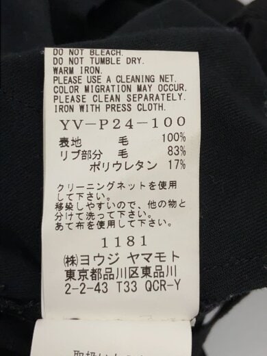 商品画像：ボトム/2/ウール/BLK/YV-P24-100/ジップ// 6