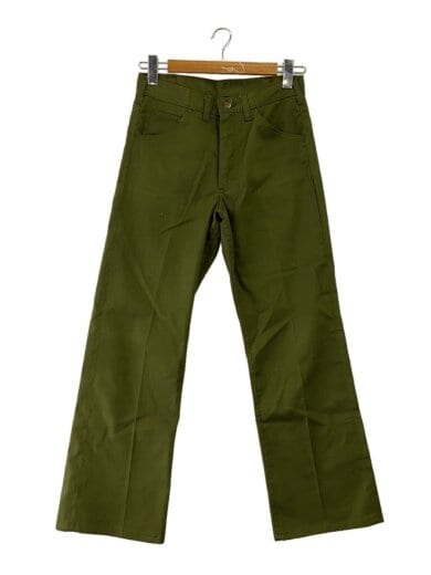 商品画像：70s/42 talon/ストレートパンツ/30/コットン/GRN/無地// 1
