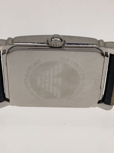 商品画像：クォーツ腕時計/アナログ/レザー/WHT/BLK/AR-0231 3