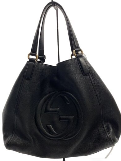 商品画像：トートバッグ_ソーホー/レザー/BLK/ハンドル劣化/状態考慮 1