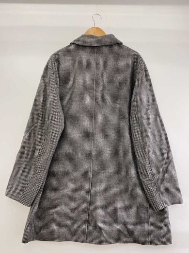 商品画像：ステンカラーコート/NEW DERBY BUTTON THROUGH/40/ウール/BLK/千鳥格子 2